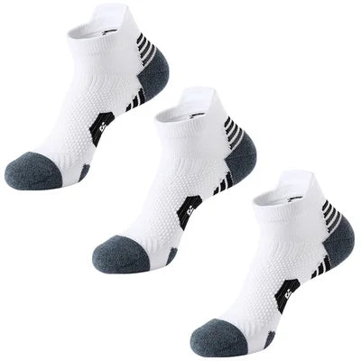 Non-Slip Running Socks – 3 Pairs Quick-Dry Athletic Sports Socks