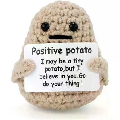 Crochet Plush Doll Potato Hug Pocket Mini Handmade Gift