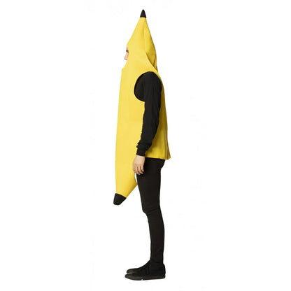 Banana Costume – Funny Yellow Fruit Cosplay Suit for Adults