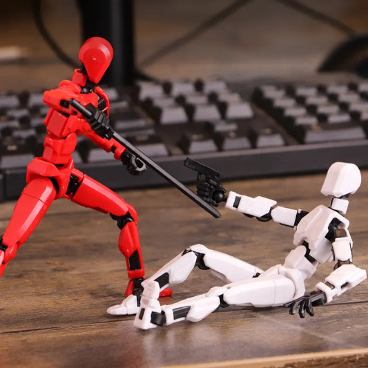 Articulated Robot Figure Multi-Jointed Movable 3D Printed Toy
