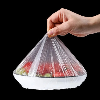 Disposable Food Covers Elastic Plastic Bowl Covers for Kitchen Storage