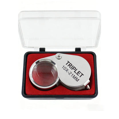 Jewelry Magnifying Loupe – Portable Folding Magnifier for Reading