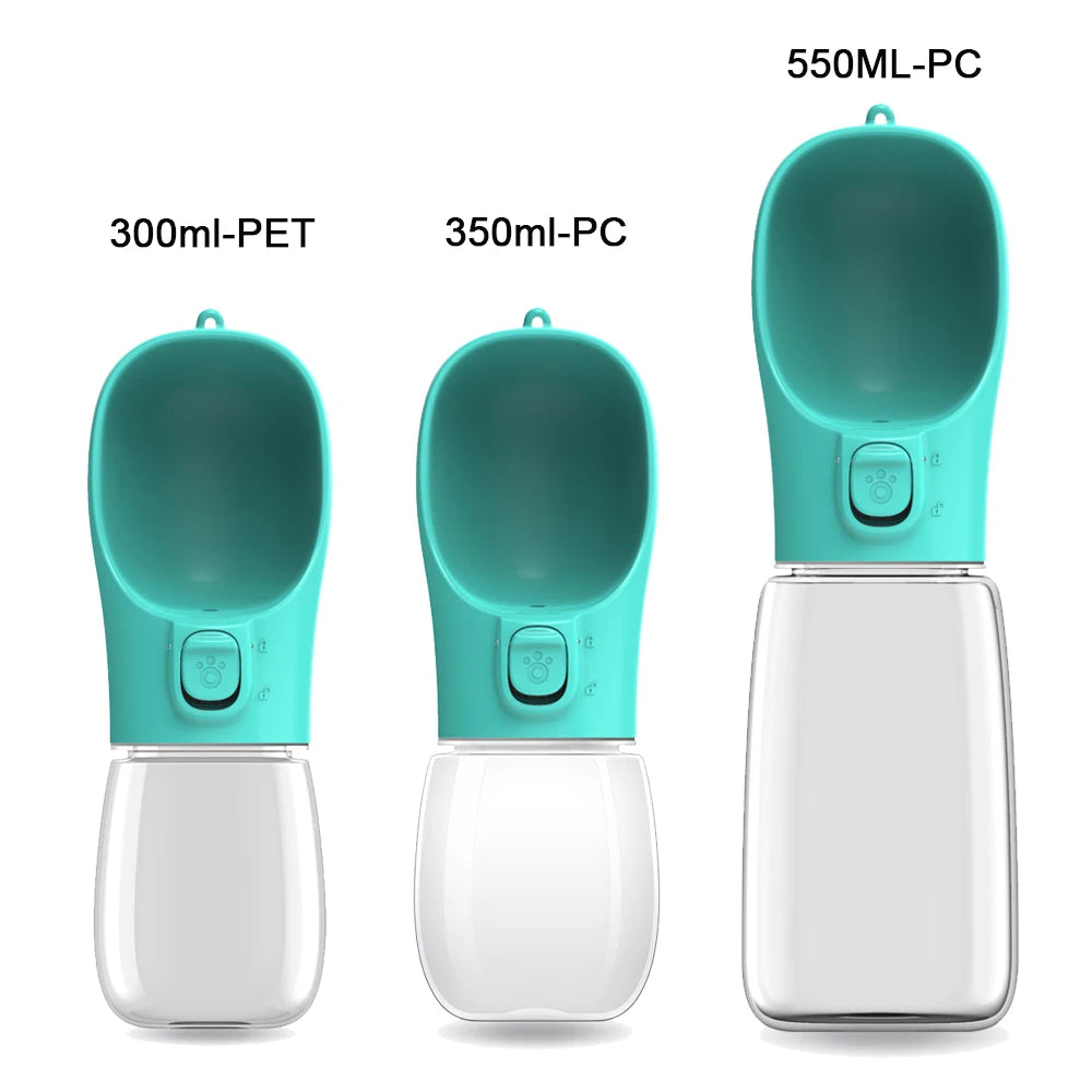 Dog Water Bottle with Drinking Bowl for Walking and Travel