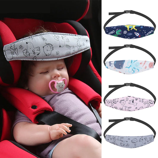 Baby Car Seat Head Support – Adjustable Stroller Belt