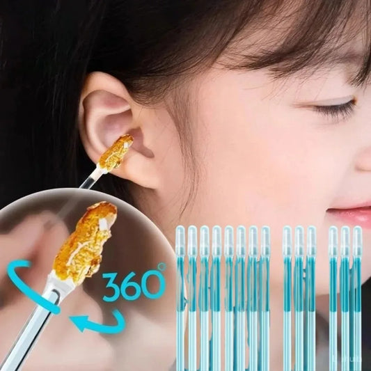 24PCS Sticky Ear Wax Removal Sticks for Gentle Ear Cleaning