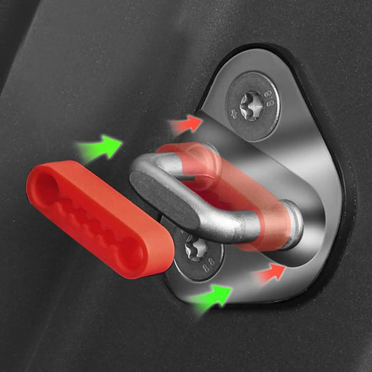 Car Door Damper Silicone Shock Absorbing Pads 4-Pack for Vehicles